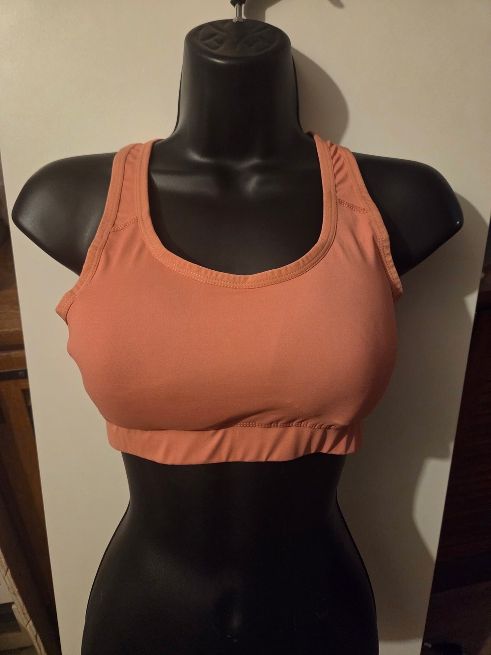 Everyday Peach Racerback Sports Bra - Unbranded